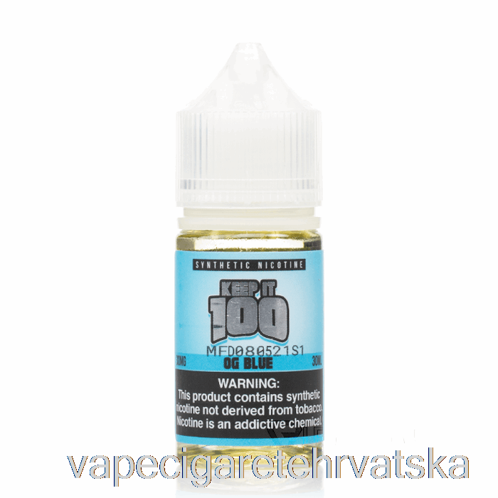 Vape Cigarete Og Blue Salts - Keep It 100 - 30ml 50mg